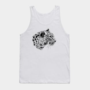 Leopard portrait Tank Top